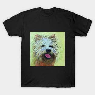 Yorkshire Terrier Abstract T-Shirt